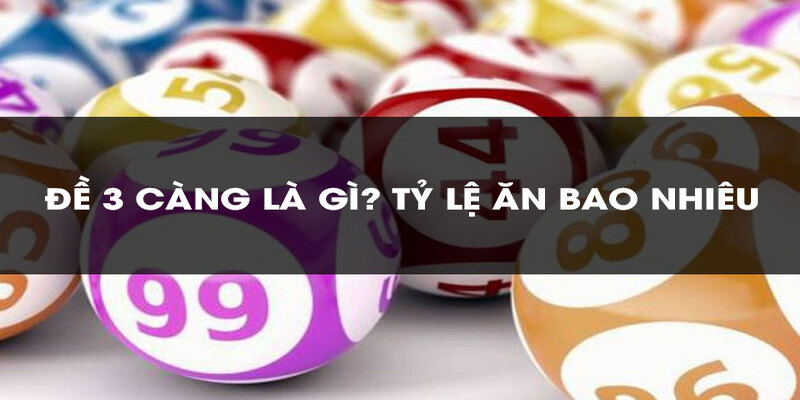 Tỷ lệ thắng trong lô đề 3 càng không dễ dàng nên tỷ lệ ăn sẽ cao Tỷ lệ thắng trong lô đề 3 càng không dễ dàng nên tỷ lệ ăn sẽ cao